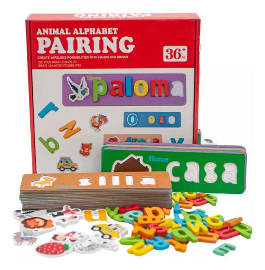 ALFABETO MONTESSORI (ENCAJE DE PALABRAS, DELETREO) | ENVÍO GRATIS
